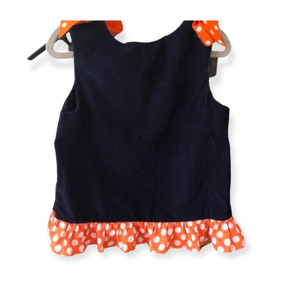 Girls Just Ducky Pumpkin Dress & Diaper Cover 12M - Picture 3 of 7